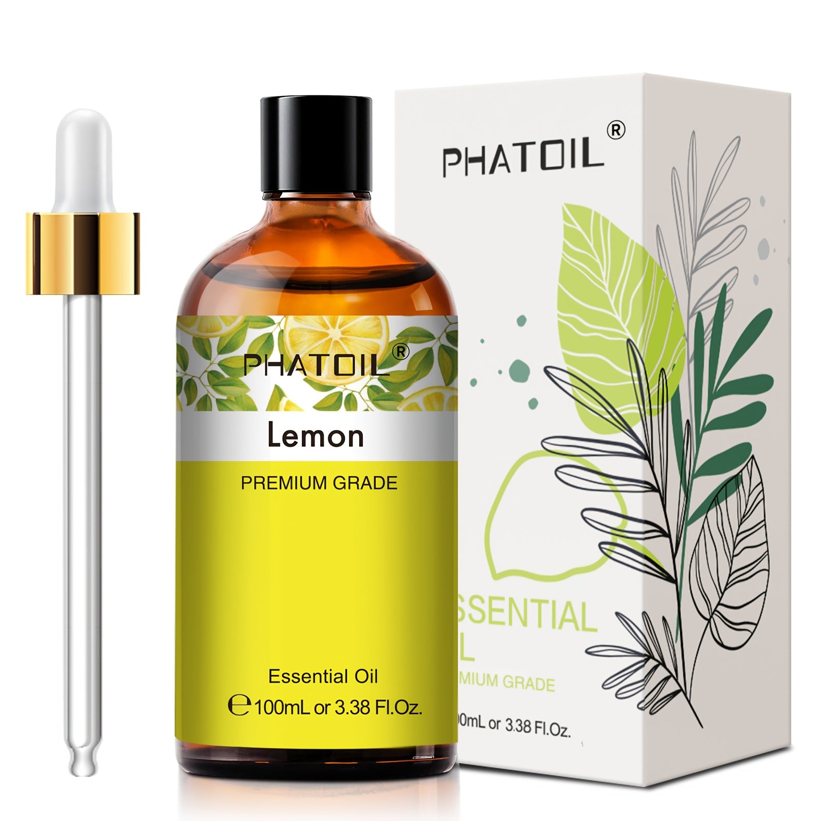 Premium Lemon Essential Oil - 100ml/3.38fl.oz.