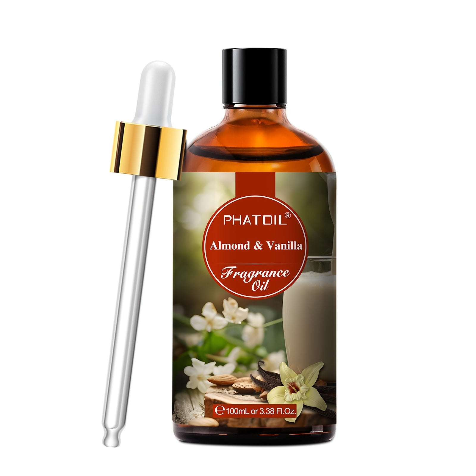 Premium Vanilla & Almond Essential Oil - 100ml/3.38fl.oz