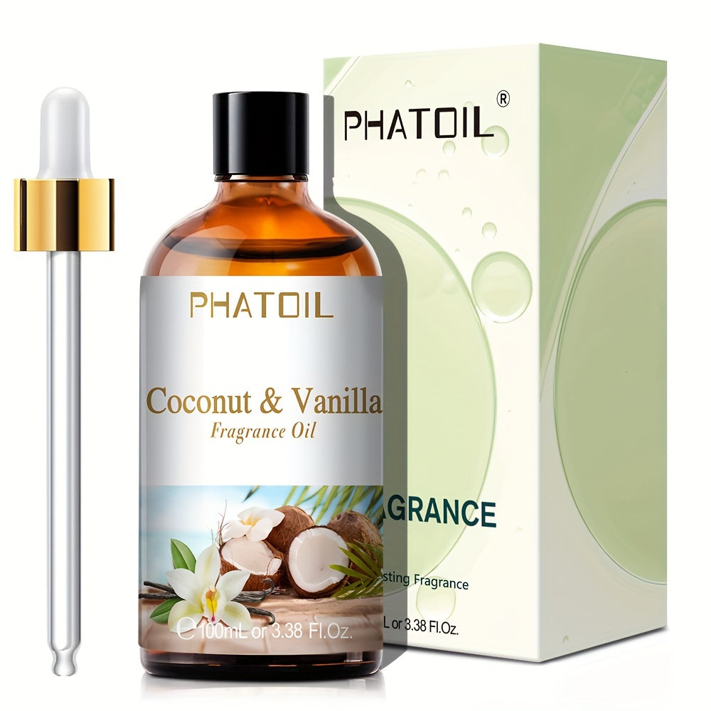 Premium Coconut & Vanilla Essential Oil - 100ml/3.38fl.oz