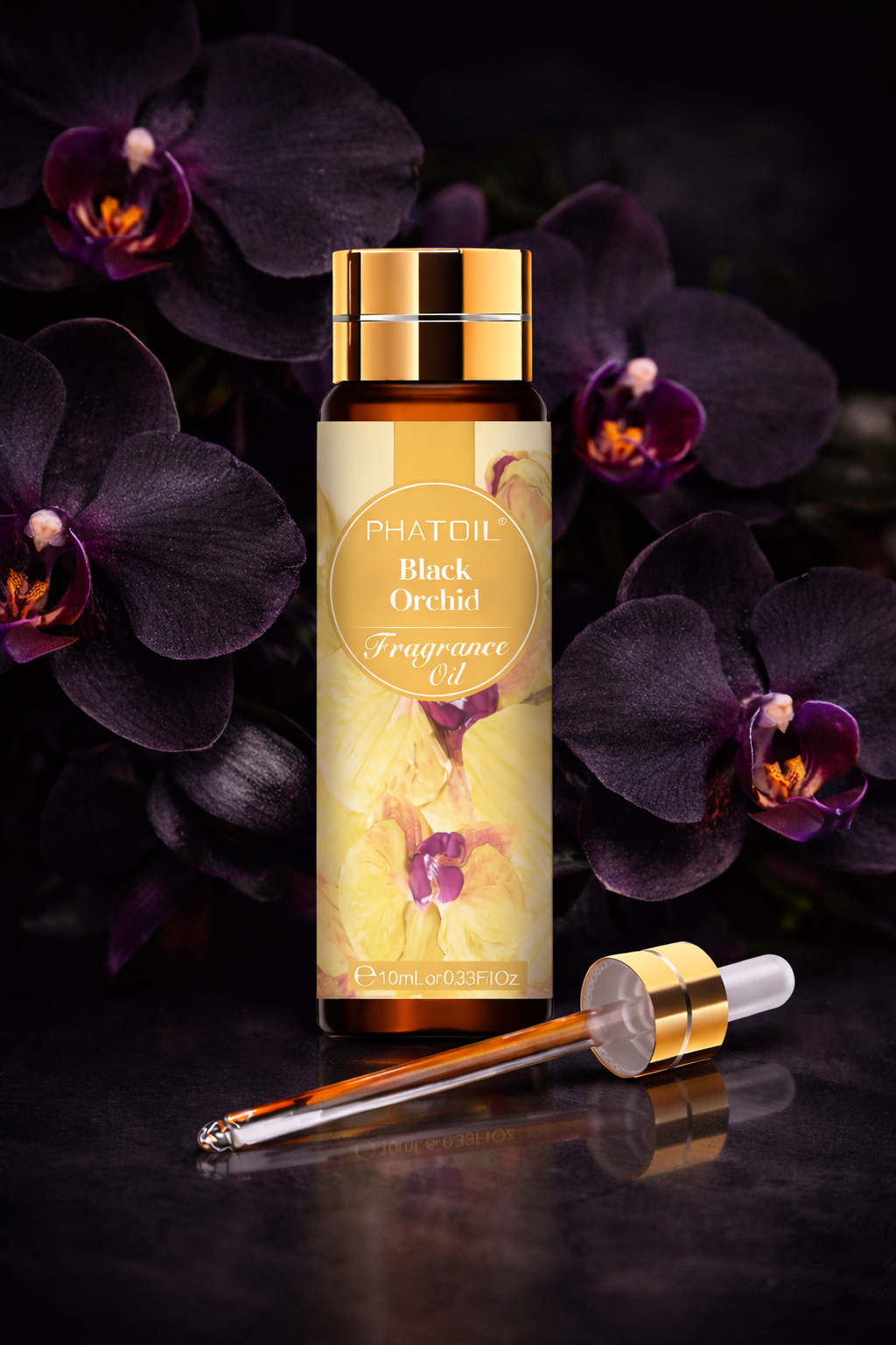 Huile parfumée Black Orchid, concentré de parfum – 10 ml
