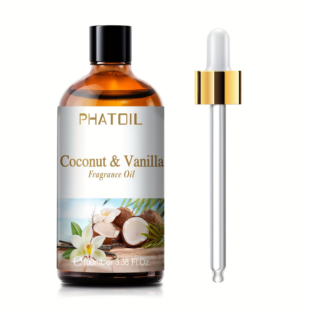 Premium Coconut & Vanilla Essential Oil - 100ml/3.38fl.oz